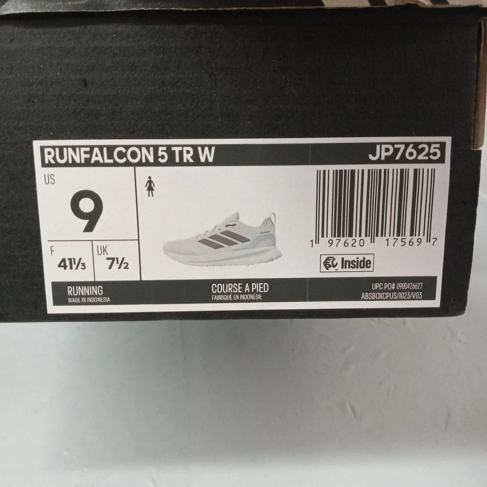 Adidas Runfalcon 5 TR W Shoes Womens Size‎ 9 Beige Water Repellent Trail JP7625